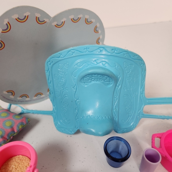 Vintage 1990s Barbie Miniature Accessories Shoes Saddle Baby Parts Pieces 90s - Picture 8 of 10